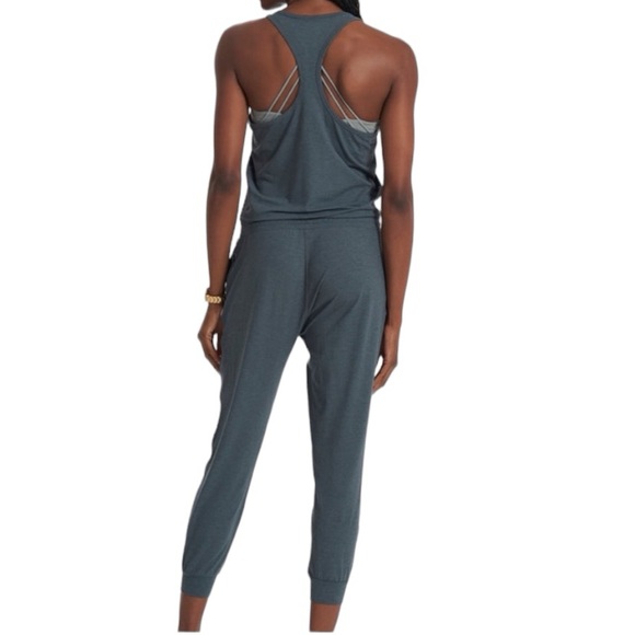Vuori Lux Jumpsuit Stone Heather M - Picture 2 of 12